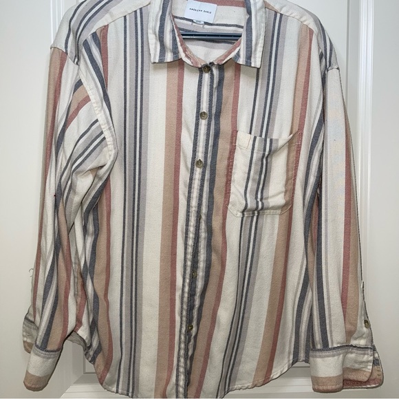 AE striped button down - Picture 1 of 2
